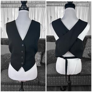 Zara Button-Up Vest top